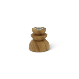 Small wooden candleholder